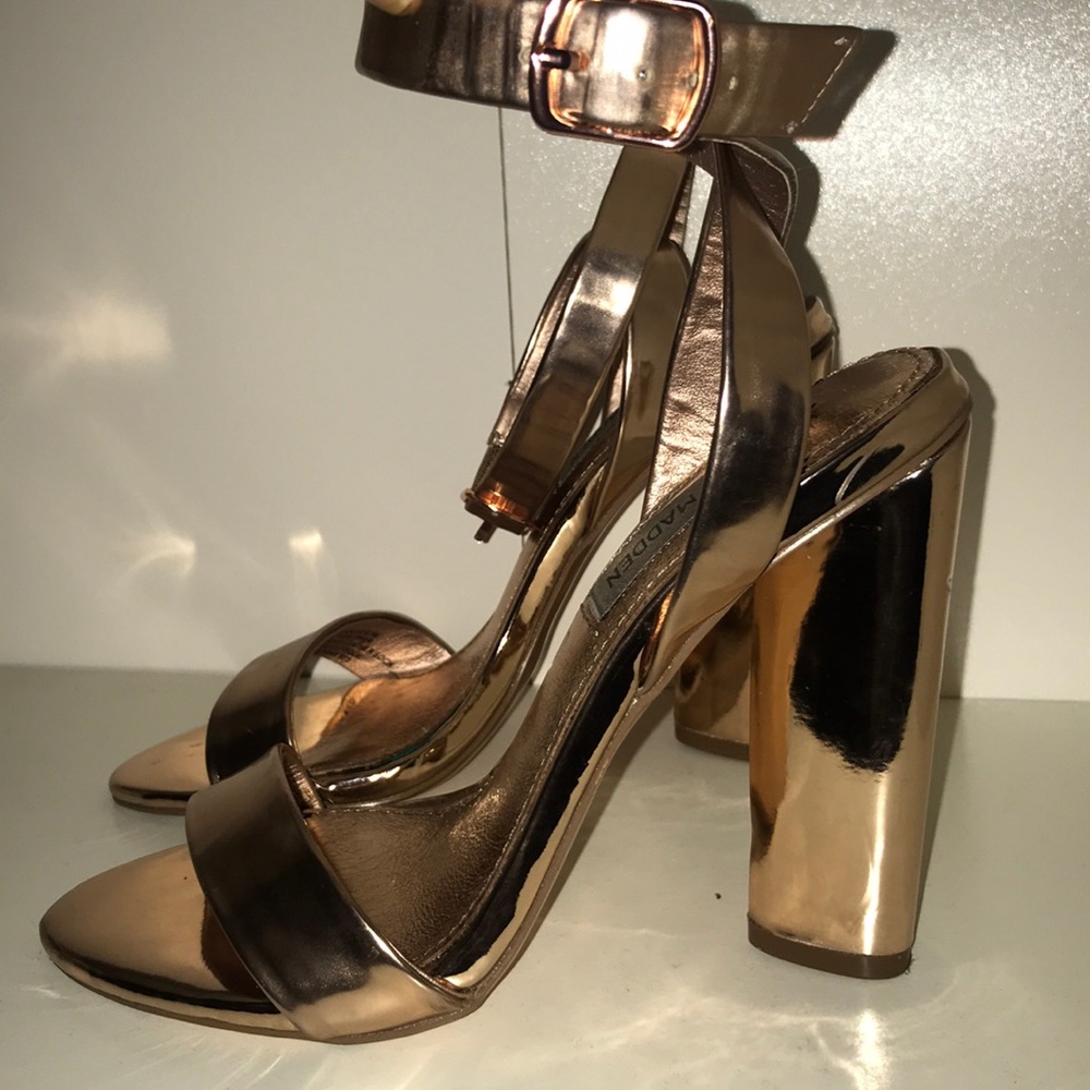 Rose Gold Steve Madden Heels